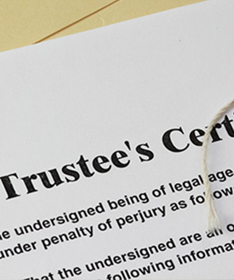Trustee Certificates – An Important Part of Board Governance